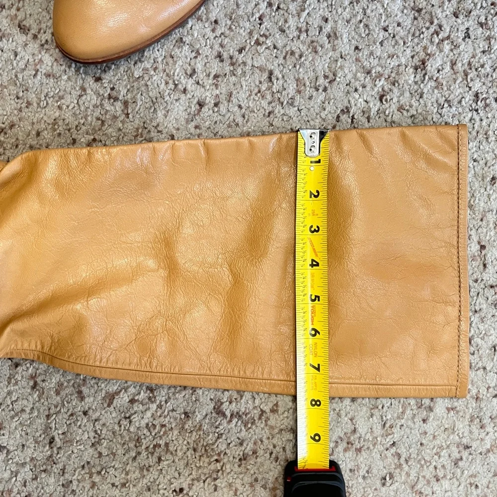 Banana Republic Tan Leather Knee-High‎ soft Boots women’s size 9.5 winter fall